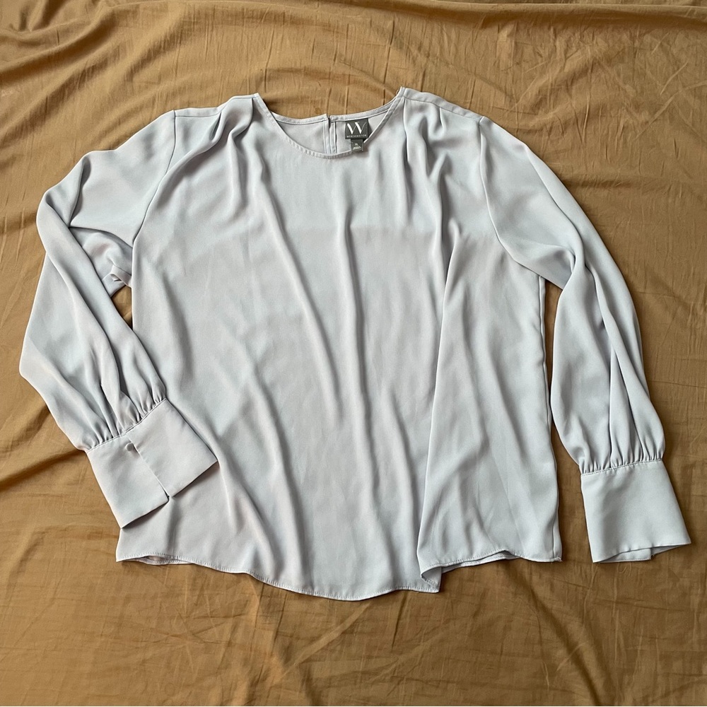 Grey Worthington blouse